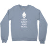 Keep Calm And Hodl Ethereum Crewneck Sweatshirt