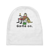 baseball game on short Baby Beanies