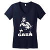johnny cash Women's V-Neck T-Shirt