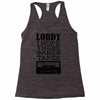 Lordy, I Hope There Are Tapes. Racerback Tank
