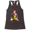 the joker ronald mcdonald Racerback Tank
