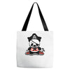 pirate panda Tote Bags