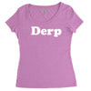 derp Women's Triblend Scoop T-shirt