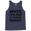 personalised auntie Tank Top