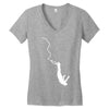 bungeejumping bungeespringen fun sport hobby freizeit extremsport Women's V-Neck T-Shirt