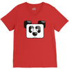 panda pixel V-Neck Tee