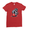 mma bulldog final Ladies Fitted T-Shirt