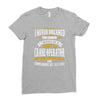 grumpy old crane operator Ladies Fitted T-Shirt