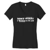 don't worry Women's V-Neck T-Shirt