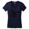 i have 2 daughter Women's V-Neck T-Shirt