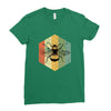 Vintage Bee Ladies Fitted T-Shirt