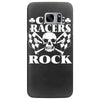biker t shirt cafe racers ton up boys rockers greasers rock Samsung Galaxy S7 Edge
