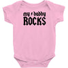 daddy rocks Baby Onesie