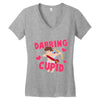 DABBİNG LEPRECHAUN Women's V-Neck T-Shirt
