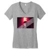 Red Girl Women's V-Neck T-Shirt