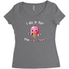 i do it for the ice cream Women's Triblend Scoop T-shirt