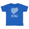 my boxer is my valentine Toddler T-shirt