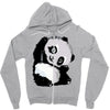 happy panda Zipper Hoodie