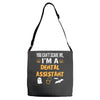 dental assistant halloween Adjustable Strap Totes