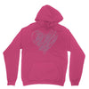 valentines day hearts Unisex Hoodie