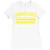 proactive procrastinator Ladies Fitted T-Shirt