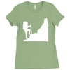 mountain hiker Ladies Fitted T-Shirt