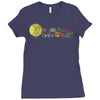 planetary chatter vectorized Ladies Fitted T-Shirt