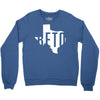 Beto Texas Map Crewneck Sweatshirt