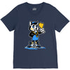 fox b V-Neck Tee