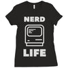 nerd life is the best life Ladies Fitted T-Shirt
