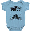 proud name 2018 senior Baby Bodysuit