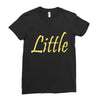 little (2) Ladies Fitted T-Shirt