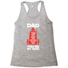 dad you're my hero Racerback Tank