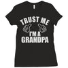 trust me i'm a grandpa Ladies Fitted T-Shirt