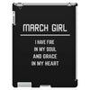 March Girl iPad 3 and 4 Case