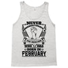 Never Underestimate Dog Rescuer Who Was Born February Tank Top