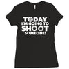 photographer shoot someone Ladies Fitted T-Shirt