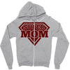 super mom 2 Zipper Hoodie