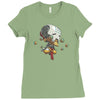 overwatch zenyatta cute spray Ladies Fitted T-Shirt