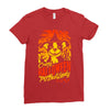 crazy halloween pit lady Ladies Fitted T-Shirt