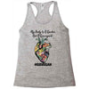 my body is a garden, not a graveyard Racerback Tank