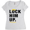 Lock Him Up Women's Triblend Scoop T-shirt