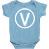 vegan symbol Baby Bodysuit