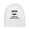 botox expression Baby Beanies