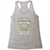 proud dad freaking Racerback Tank