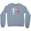 blackbeard's flag pirate edward teach Crewneck Sweatshirt