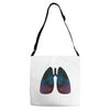 Lungs Adjustable Strap Totes