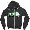 just a little paint Zipper Hoodie