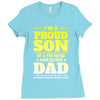 proud son dad Ladies Fitted T-Shirt