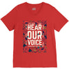 Women's March Hear Our Voice V-Neck Tee